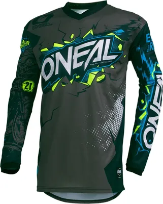 Produktbild von O'NEAL Element Jersey Villain Kinder Radtrikot grau XL