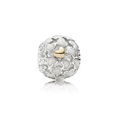 Obrázok produktu pre Pandora, náramok, prívesok "Trblietavá láska", dvojfarebný, model 791283EN23