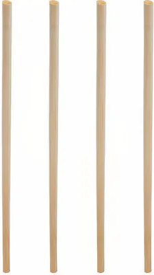 Produktbild von 200x Trinkhalme aus Stroh natur Ø3-5mm 15cm