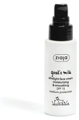 Produktbild von Ziaja Ziegenmilch Ultralight Gesichtscreme Spf15-50 ml