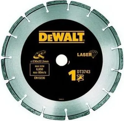 Produktbild von DeWALT – Lasergeschweißte Diamantscheibe für Baustoffe und Beton 180 mm [DT3742-XJ]