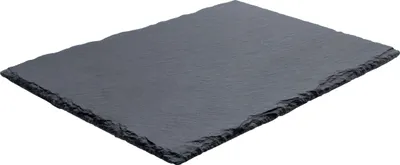 Produktbild von Schiefer Buffet-Platte, Servierplatte, Schieferplatte, Käseplatte 30x20 cm naturbelassen
