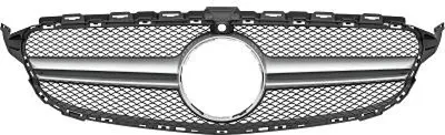Image de DIEDERICHS 1673342 Grille de calandre avant argentée