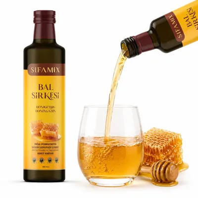 Produktbild von 500 ml 100% Echter Honigessig mit Zimt