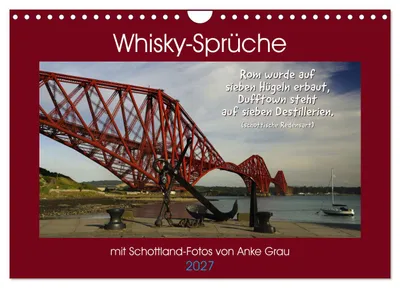 Produktbild von Whisky-Sprüche (Wandkalender 2027 DIN A4 quer), CALVENDO Monatskalender