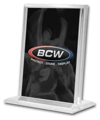 Produktbild von BCW BCW Acryl Card Holder 1/2" - Vertikal - mit Standfuß