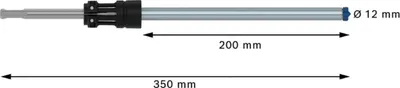 Image de Bosch EXPERT SDS Clean plus-8X Marteau perforateur 12 x 200 x 350 mm - 2608901766