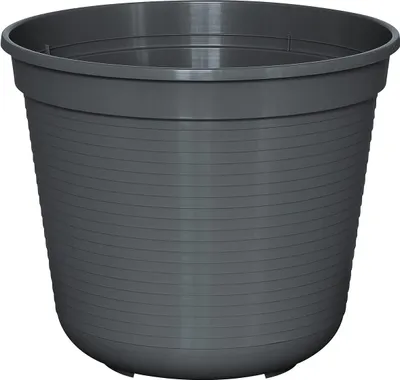 Produktbild von Geli Blumentopf STANDARD Anthrazit Ø 28 cm - Kunststoff