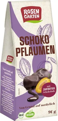 Produktbild von Schoko-Pflaumen - mit Zartbitterschokolade 90g
