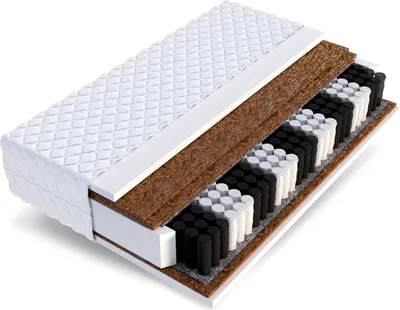 Produktbild von Matratze 160x200 cm SUPER HART 7 Zonen H4 H5 Taschenfederkern Kokos Höhe ca. 23 cm mit Premium Jersey Bezug