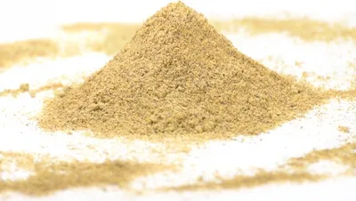 Produktbild von Senfmehl (gemahlen, schwarz / braun) - Senf Mehl - Senfsaat Pulver - 70g