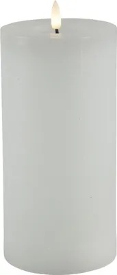 Produktbild von LED Stumpenkerze Lyon L Weiß Ø 10 cm Echtwachs Timer 22,5 cm