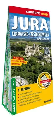 Zdjęcie produktu dla Jura Krakowsko-Częstochowska część północna mapa turystyczna laminowana 1:52 000