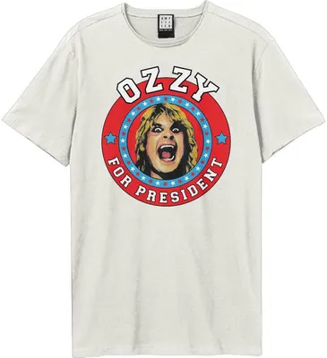Immagine prodotto di Amplified - Maglietta "For President" per uomo/donna Unisex GD1880 (XL) (Bianco Antico)