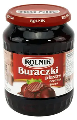Obrázek produktu pro Rolnik Buraczki w Plastrach 700 g