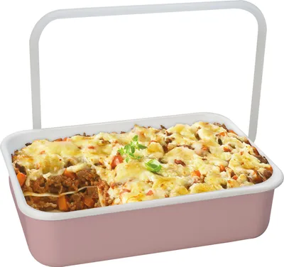 Produktbild von HONEYWARE Frischhaltedose mit Deckel 1,35 L, Emaille, Alt-Rosa