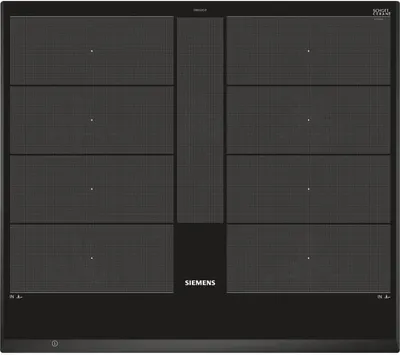 Image de Table à induction SIEMENS IQ700, 60 cm, 4 foyers, Dual LightSlider, Noir