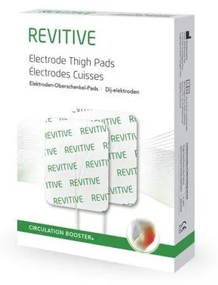Zdjęcie produktu dla Elektrody zamienne do urządzenia REVITIVE do masażu nóg, zapewniające trwałą przyczepność i komfort użytkowania, kompatybilne z urządzeniami REVITIVE