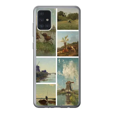 Produktbild von MuchoWow® Handyhülle Schutzhülle Hülle für Samsung Galaxy A52 5G Kunst - Collage - Niederlande Silikon Softcase Handy Hülle - Umschlag