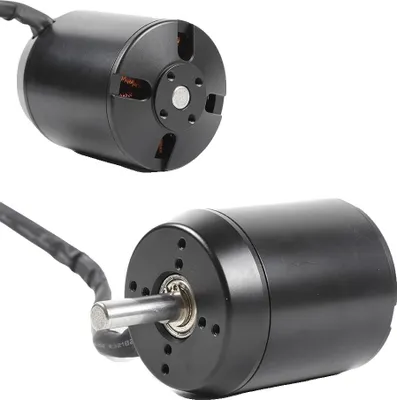 Obrázek produktu pro Bezkartáčový motor, výkon 2970 W, účinnost 85 %, rozsah napětí 24-60 V, točivý moment 2,54 N-m, otáčky 2880-7200 ot/min