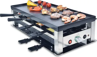 Immagine prodotto di Solis 5 in 1 raclette da tavolo, 1400 W, 8 persone, mini pizza mini wok crepes