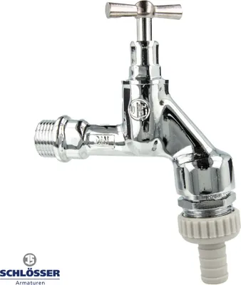 Produktbild von Js Auslaufventil Mit Rb,Rv,Sv     Knebel-Ot,Schw,1/2",Pol.chr.,Dvgw