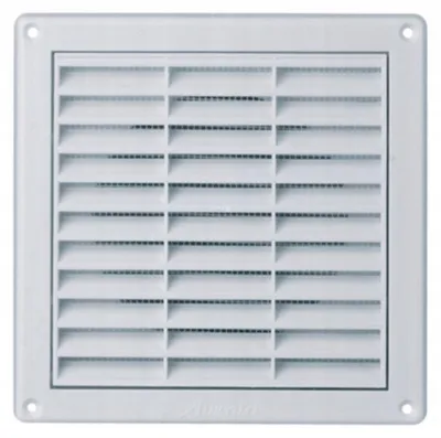 Image de Awenta Styl : Grille d'aération carrée, Ø 100 mm, en PVC