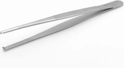 Produktbild von chirurgische Pinzette, 14,5 cm gerade, 1:2 Zähne