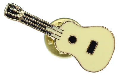 Produktbild von Gitarre Brosche Miniblings Pin Anstecker Instrument Musik Westerngitarre MINI