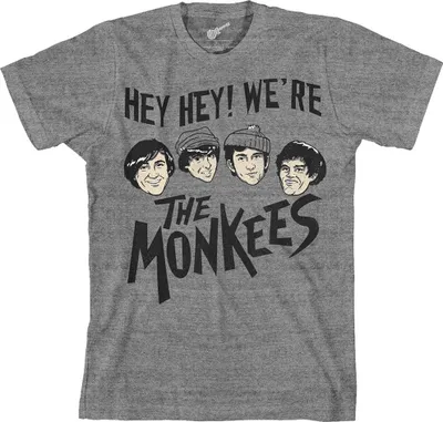 Produktbild von The Monkees Hey Hey! Grey XL T-Shirt