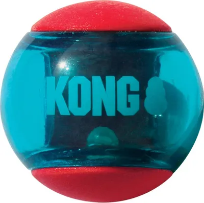 Image de Kong Squeezz Action balle rouge mediu chien