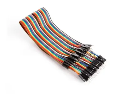 Produktbild von Whadda JUMPER-KABEL (40 x DRAHTBRÜCKEN-STECKER, 40 x DRAHTBRÜCKEN-STECKER) 30 cm