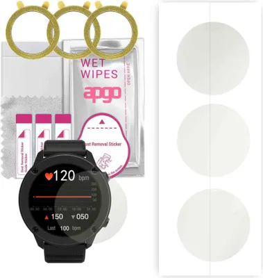 Produktbild von apgo 3 Stück Schutzfolie, Matt, kompatibel mit Blackview X5 Smartwatch, Hydrogel Displayschutzfolie mit Positionierhilfe, Displayfolie, robust und kratzfest