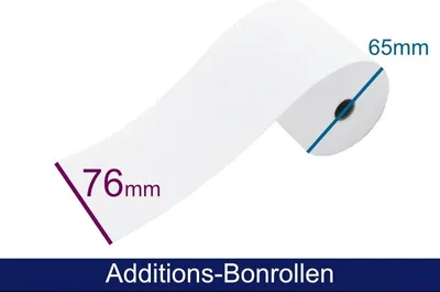 Produktbild von Additionsrolle - Normalpapier HF 76 65(70) 12 (B/D/K), ca. 40m