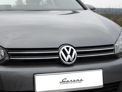 Image de VW GOLF VI Mk6 - GRILLE CHROMÉE Habillage de calandre Tuning