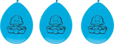 Productafbeelding van Haza ballonnen, tas voor een verjaardagsfeestje en 6 stuks