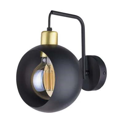 Zdjęcie produktu dla Kinkiet ADVITI Jala 1P AD-LD-6224BE27M, 15W, E27, czarny