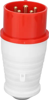 Zdjęcie produktu dla Wtyczka przemysłowa, przemysłowe złącze zasilania, 5-pinowa wtyczka przemysłowa, wymiana złącza CEE, wodoodporna wtyczka CEE, złącze zasilania elektrycznego
