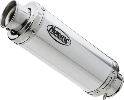 Zdjęcie produktu dla Tłumik tylny Hurric Supersport z polerowanego aluminium w kolorze srebrnym