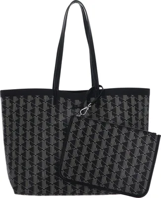 Zdjęcie produktu dla LACOSTE Shopper torba na ramię Zel Torba na zakupy Mono Noir Beżowy czarny