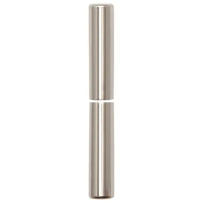 Produktbild von Zierhülse aus Aluminium | Aufsteckhülse vernickelt für Einbohrbänder | Band ø 15mm, Bandhöhe 112mm