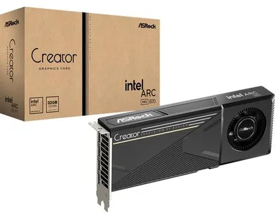 Obrázok produktu pre Asrock 90-GA6GZZ-00UANF, Arc Pro B70, 32 GB, GDDR6, 256 bit, 7680 x 4320 px, PCI Express x16 5.0