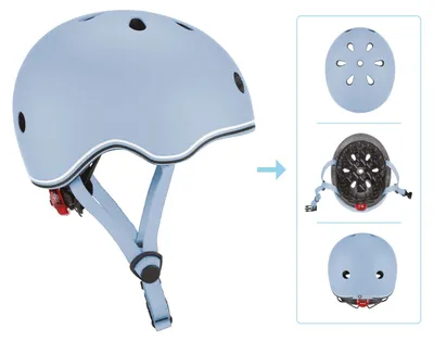 Zdjęcie produktu dla Globber GLOBBER KASK GO-UP LIGHTS rozmiar XXS/XS 45-51 jagodowy