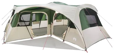Produktbild von vidaXL Familienzelt mit Regenschutz wasserdicht 6 Personen Grün