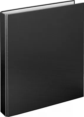 Image de VELOFLEX 1143080 VELOFLEX Basic Ringbuch 4-Ringe schwarz 3,5 cm DIN A4