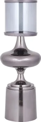 Produktbild von PTMD - Uvira Laterne - Schwarz - 20x20x56cm