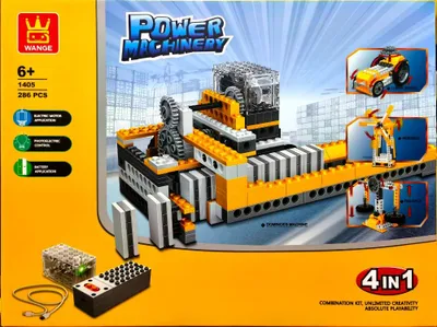 Produktbild von Power Machinery technická stavebnice s motorem 4v1 kompatibilní 286 dílů