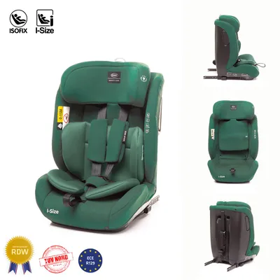 Obrázok produktu pre 4BABY detská autosedačka ISOFIX 9-36 kg Go-Fix I-Size, komfort do 12 rokov, zelená