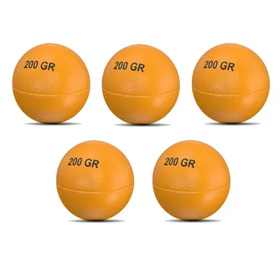 Produktbild von alpas 200g Schlagball 5er Set - Wurfball für Schule, Verein & Leichtathletik - Trainingsball für Weitwurf