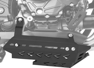Zdjęcie produktu dla Osłona silnika do Honda CB500X 19-23 aluminiowa Motoguard VX21 czarna